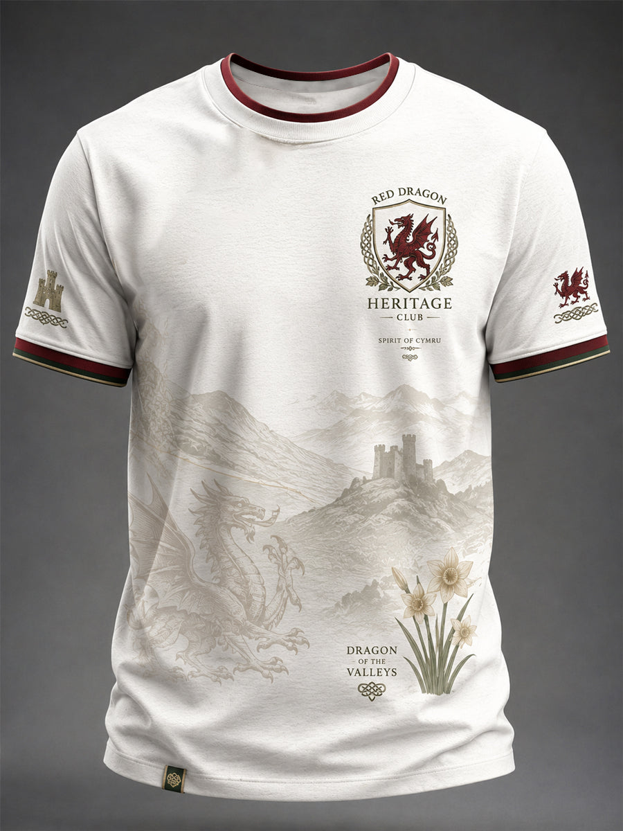 Men's Welsh Dragon Printed T-shirt