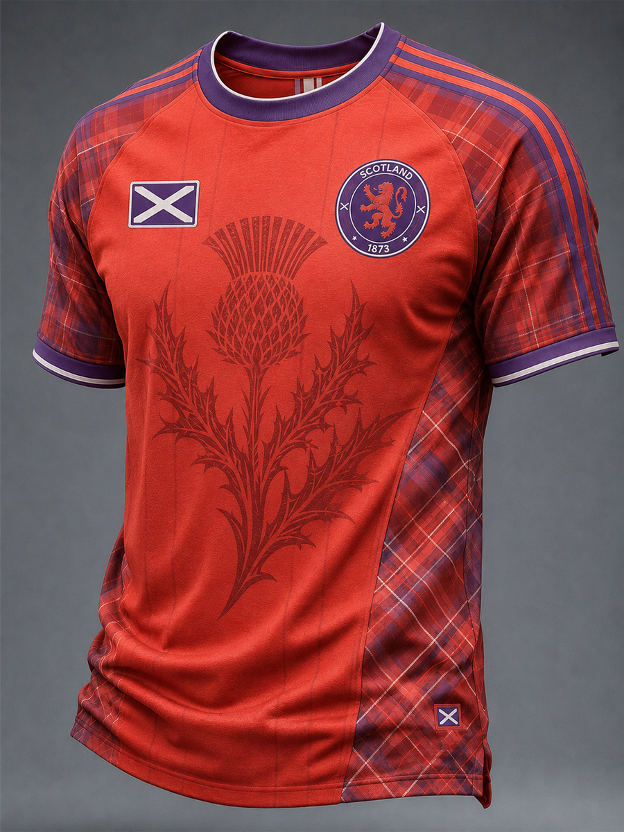 Men's UK Football Lover Scotland Printed short sleeve t-shirt