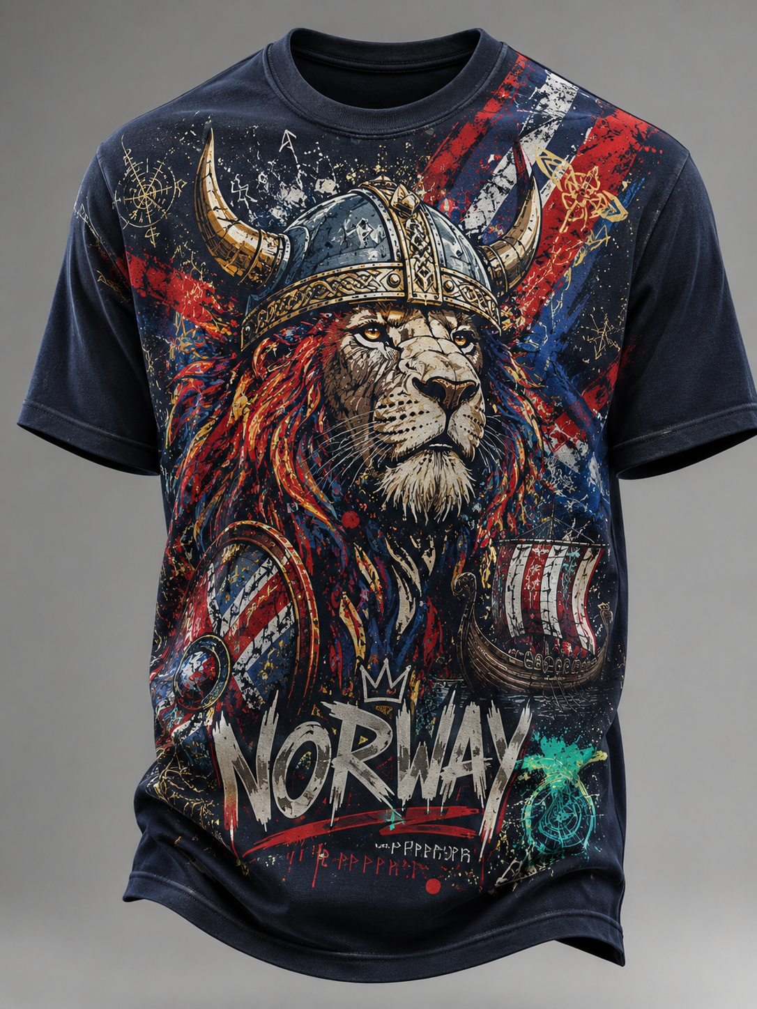 Men's Norwegian Vikings Short Sleeves T-Shirt
