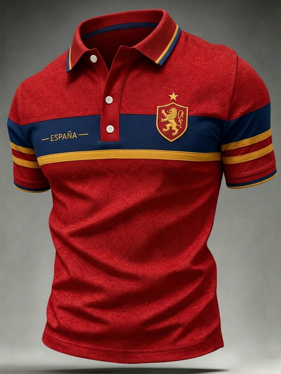 Men's Gift For Football Fans Print Casual Short Sleeve Top
