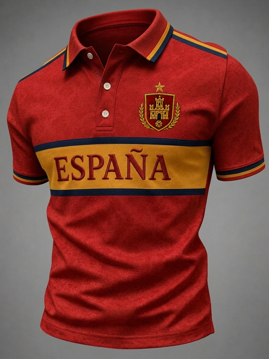 Men's Gift For Football Fans Print Casual Short Sleeve Top