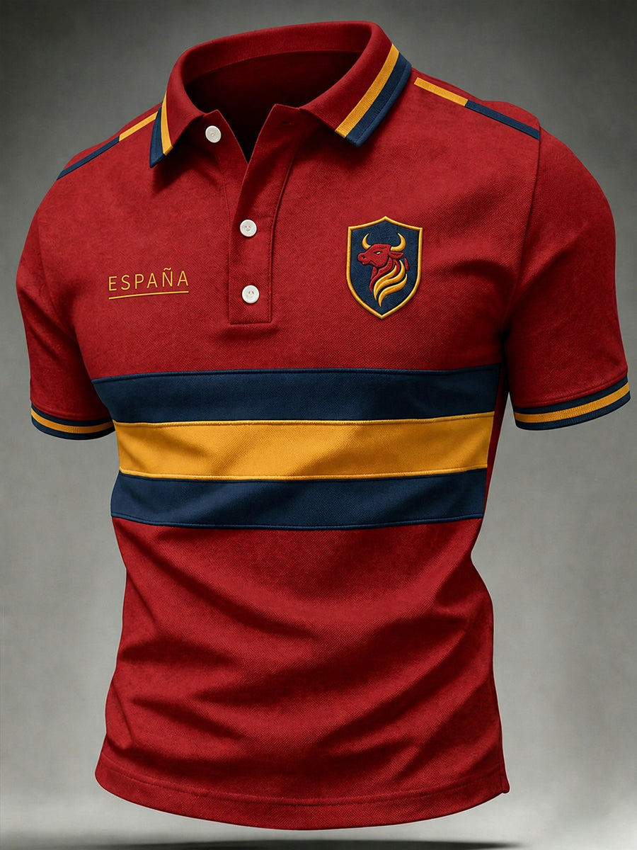 Men's Gift For Football Fans Print Casual Short Sleeve Top