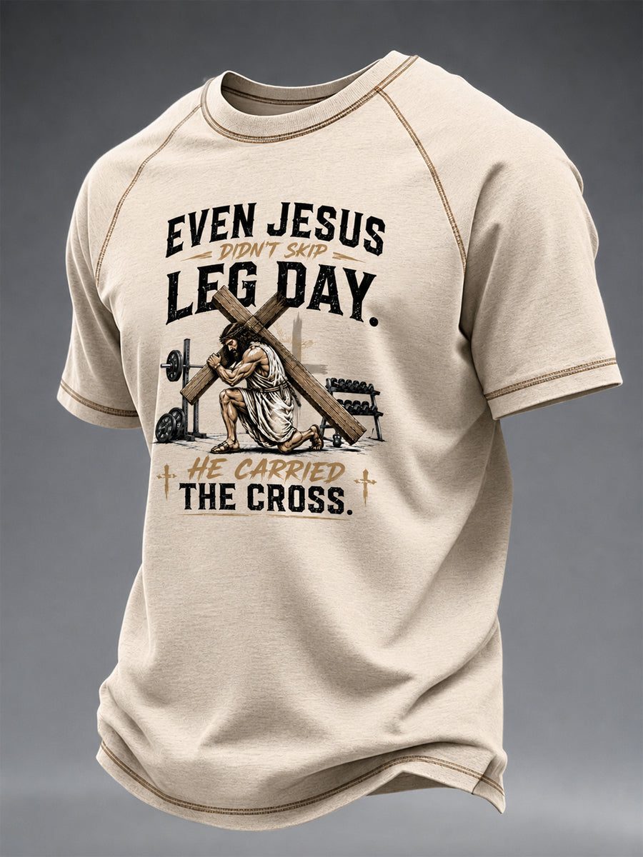 Men's Faith Printed Casual short sleeves t-shirt