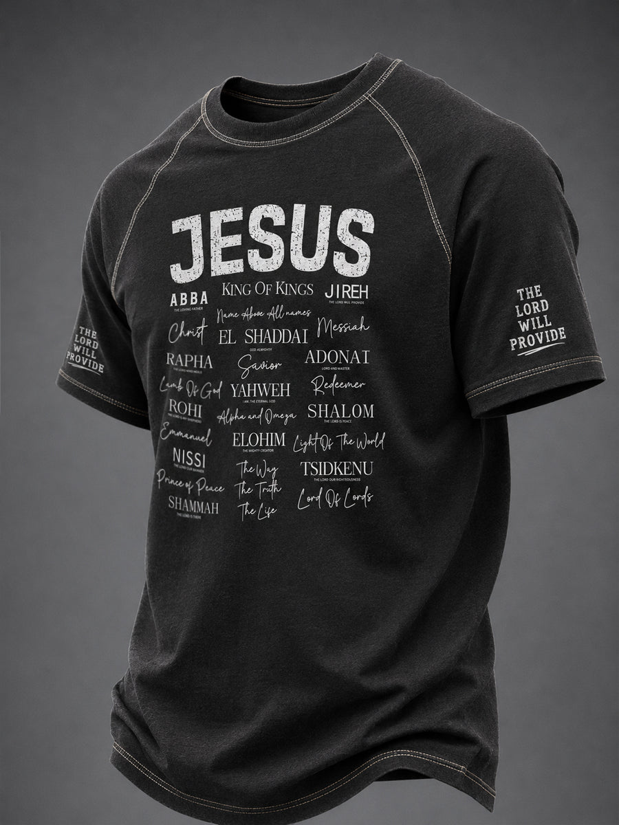 Men's Faith Printed Casual short sleeves t-shirt