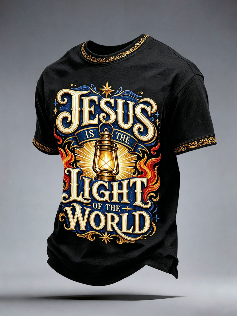 Men's Jesus Is The Light Of The World T-shirt