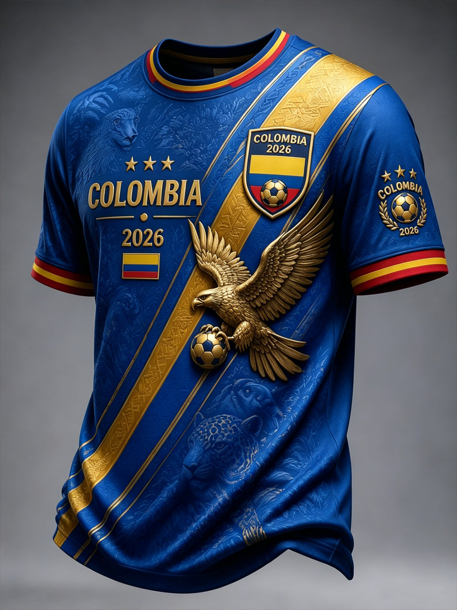 2026 Colombia Soccer Commemorative T-Shirt