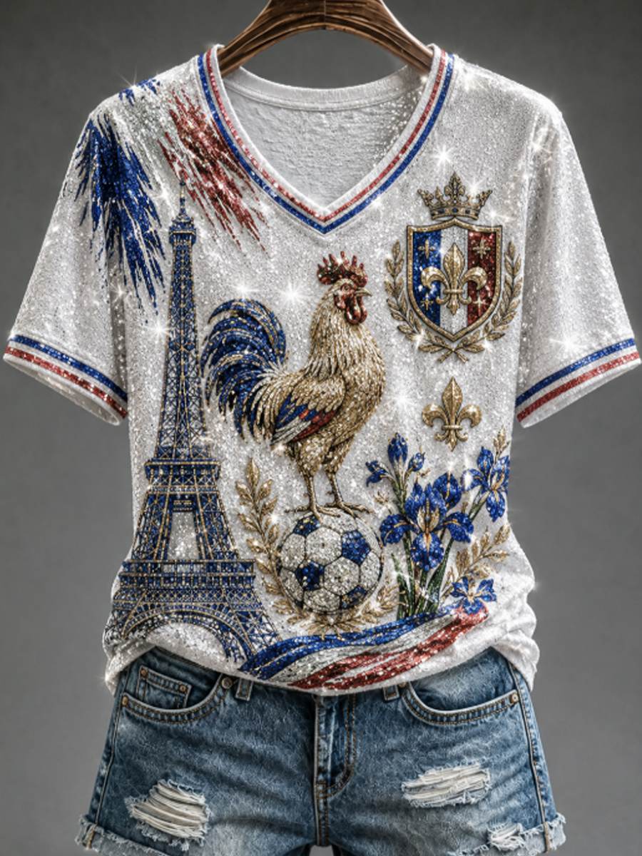 Women's short-sleeved T-shirt