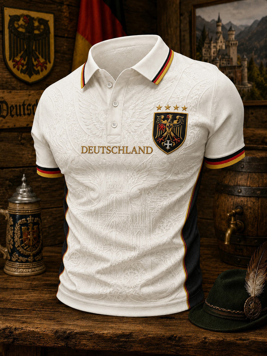 Men's Germany Football Printed Shirt