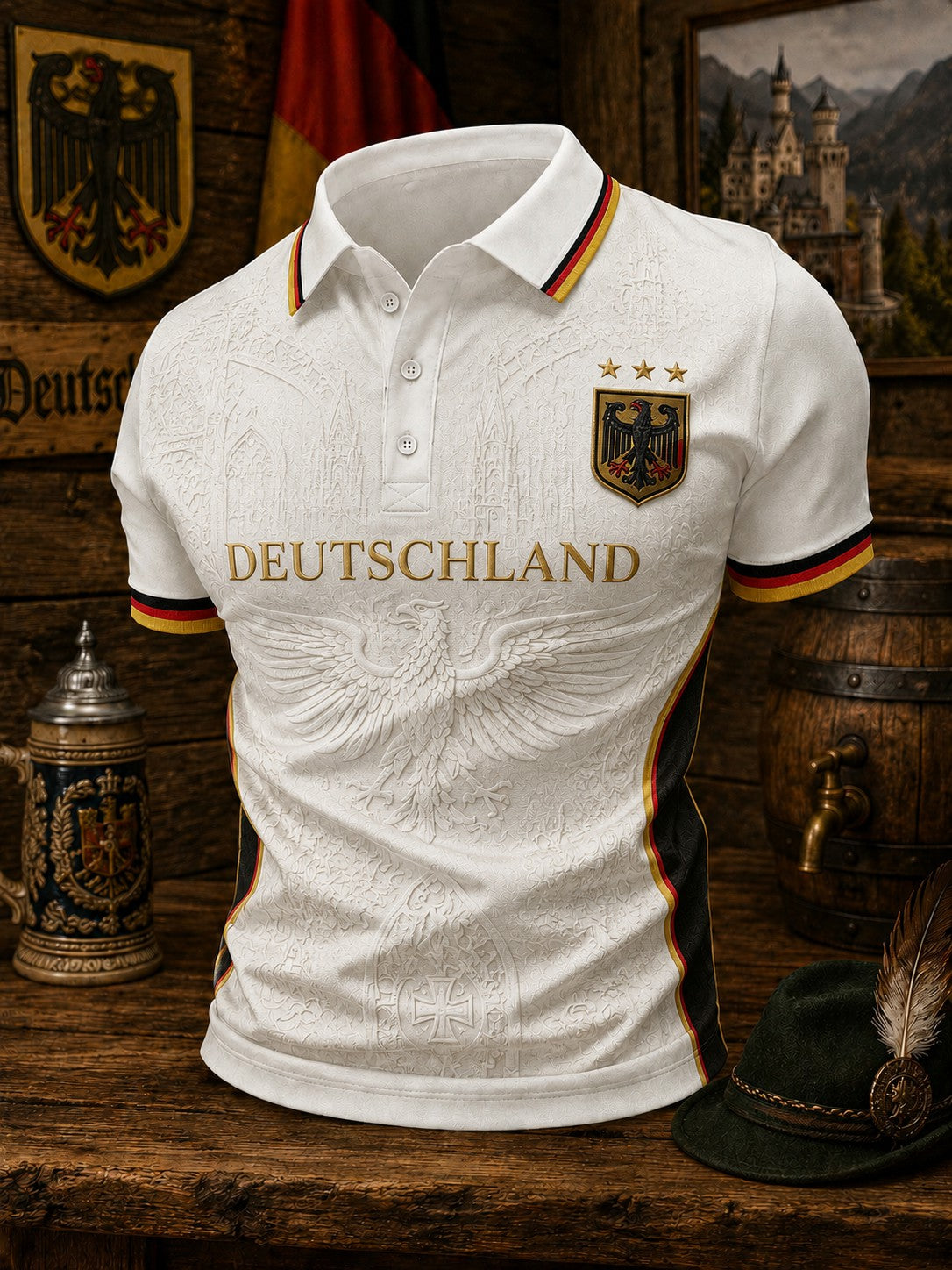 Men's Germany Football Printed Shirt