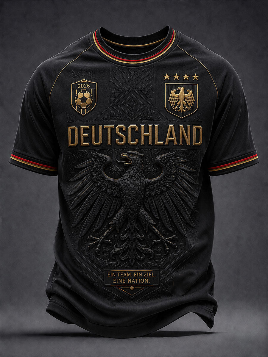 Men's Deutschland Football Short Sleeve T-shirt