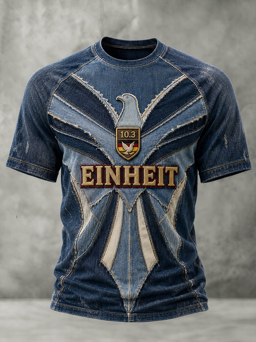 Men's Tag Der Deutschen Einheit Short Sleeve T-Shirt