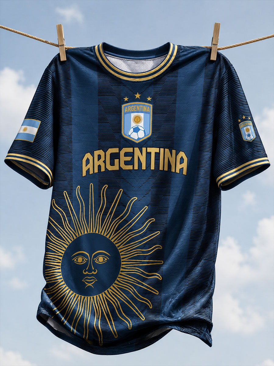 Men's Argentine Football Short Sleeve T-shirt