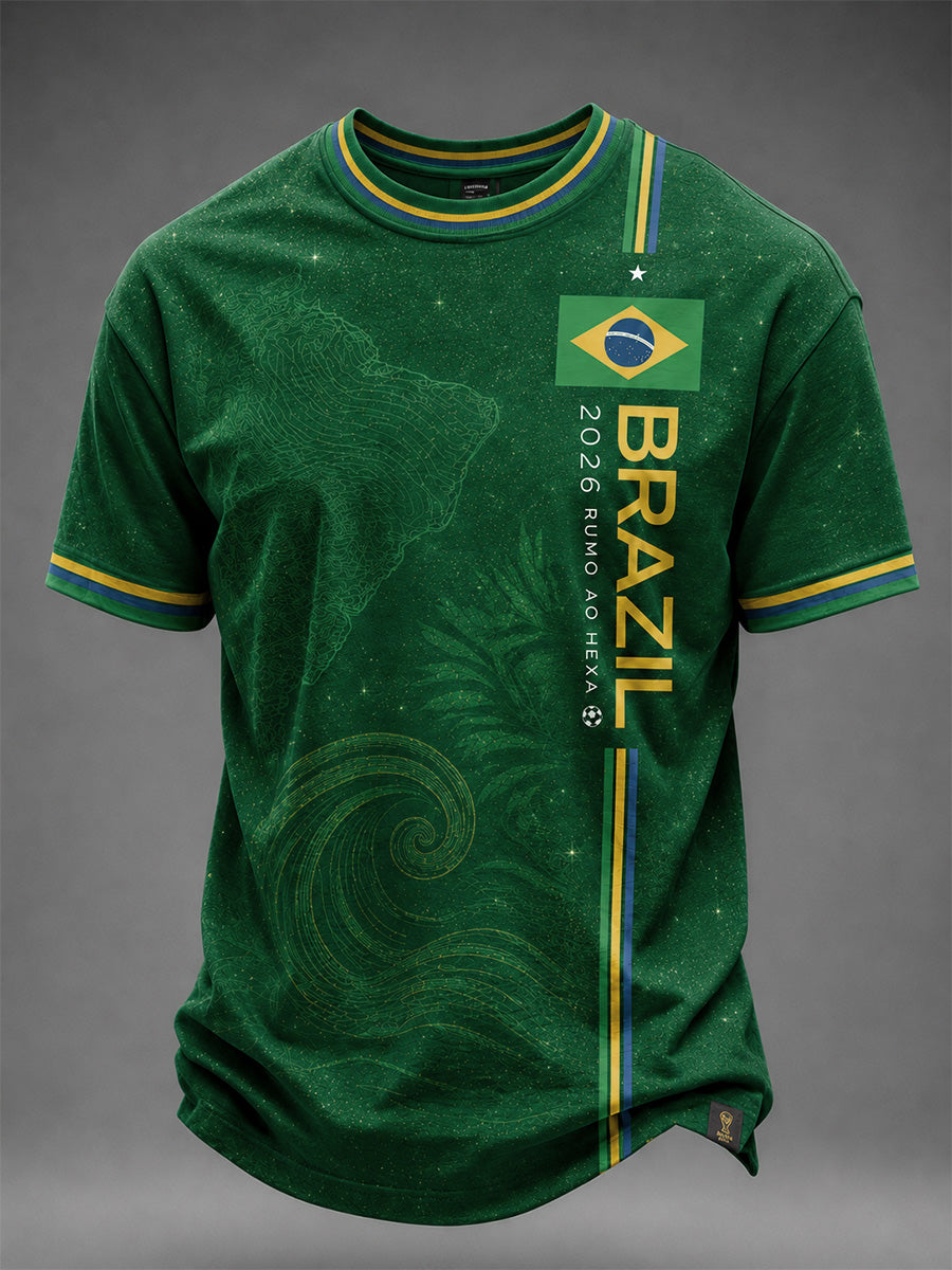 Men's Gift For Football Fans Print Casual Tee