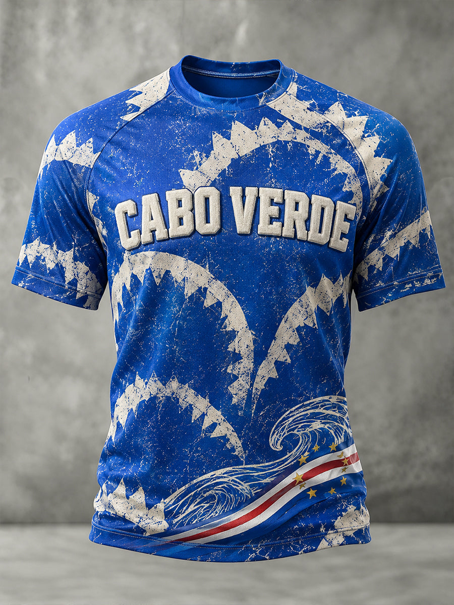Men's Cape Verde Football Short Sleeve T-Shirt