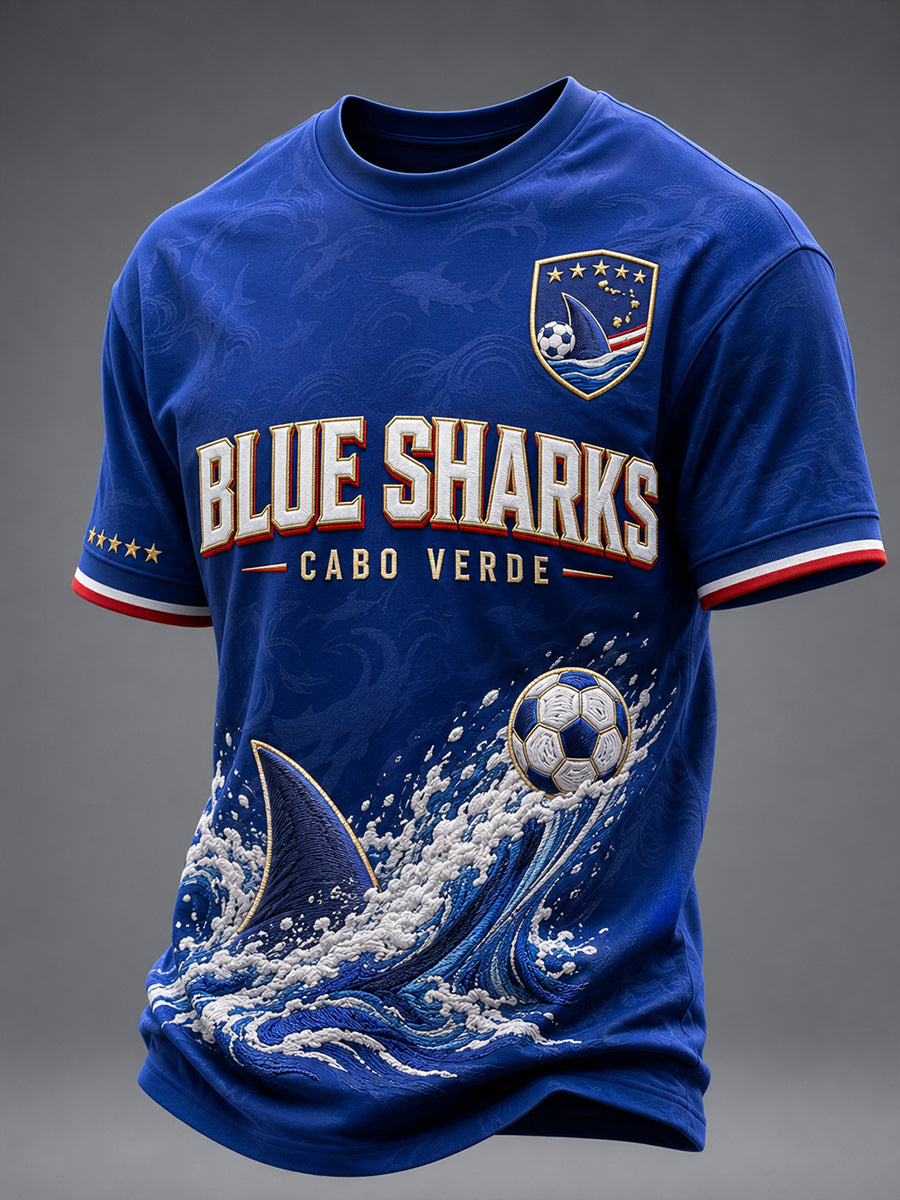 Men's Cape Verde Football Short Sleeves T-Shirt