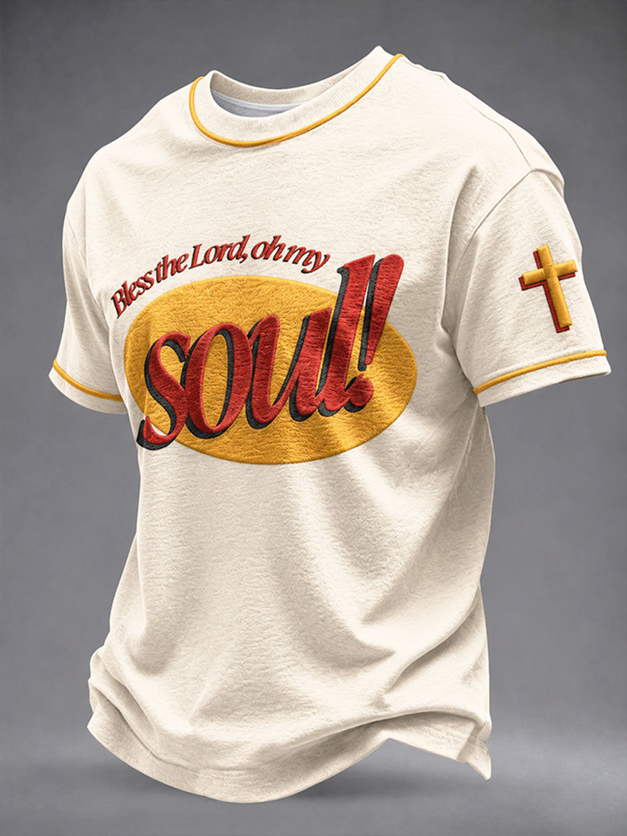 Men's “Bless The Lord, Oh My Soul!” Faith Casual T-shirt