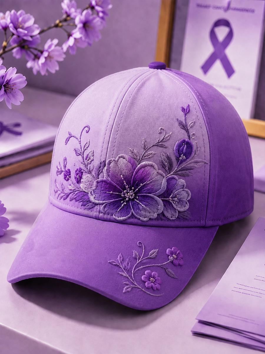 Unisex floral print Hat