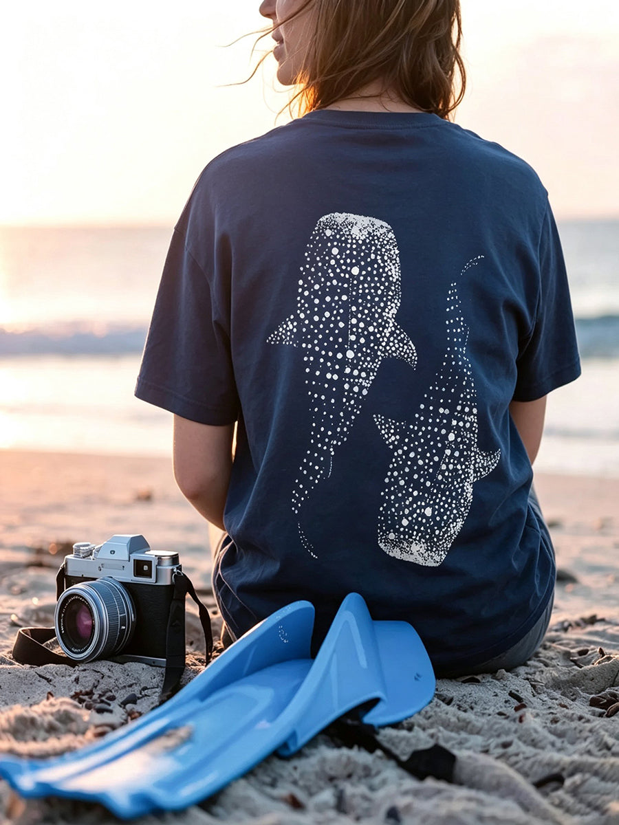 Women's Shark Print T-shirt
