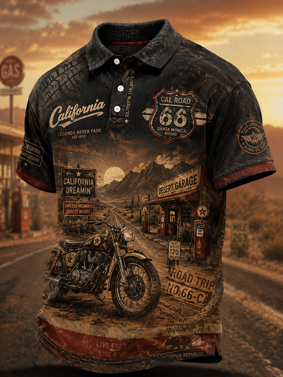 Men's California Short Sleeves T-Shirt
