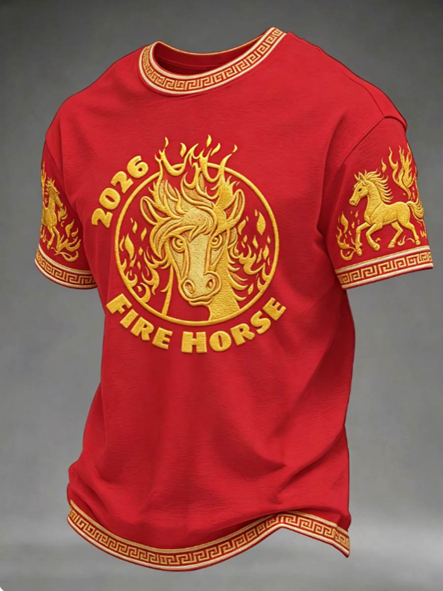 Men's YEAR OF THE FIRE HORSE t-shirt