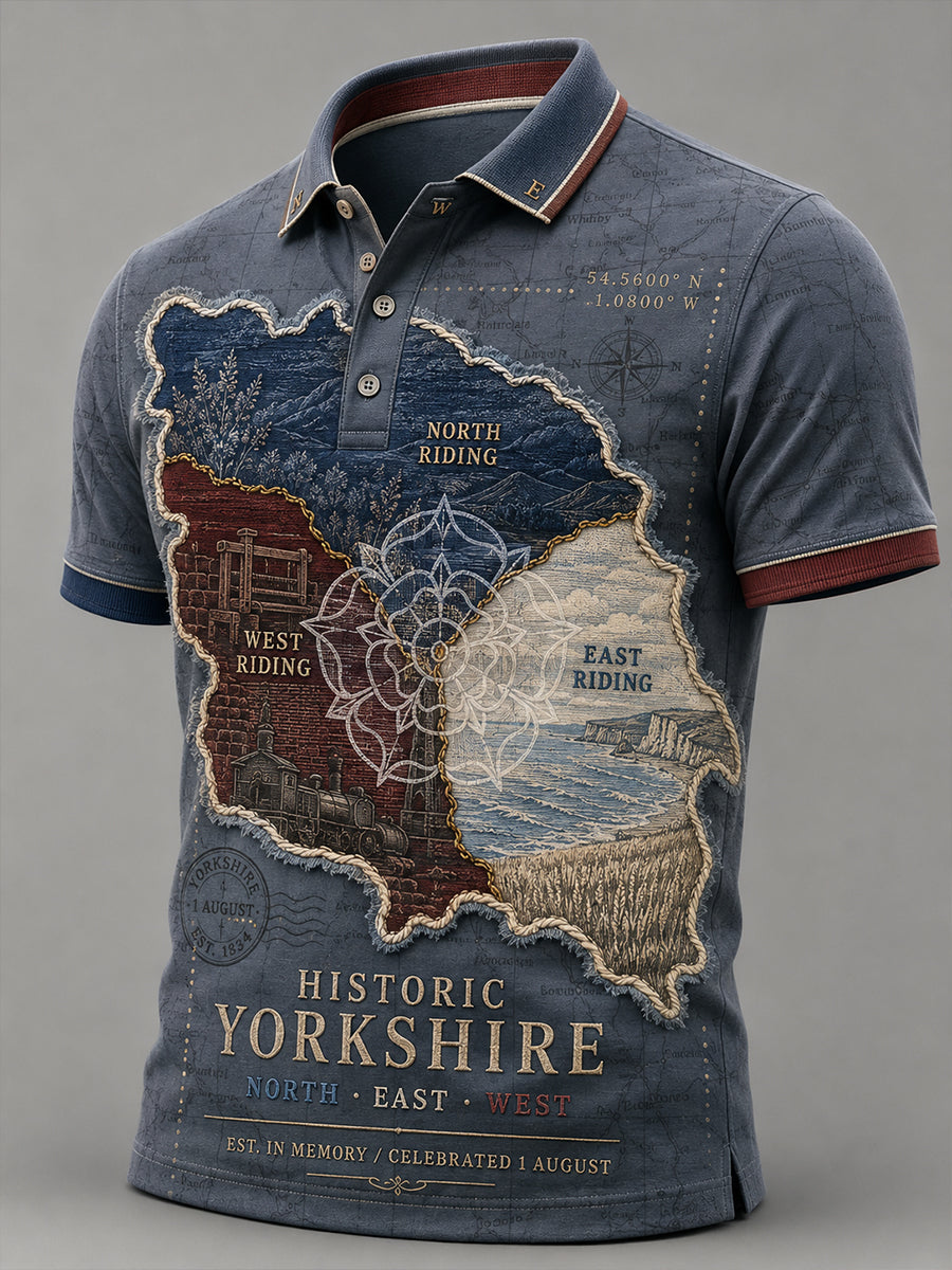 Men's Yorkshire England Short Sleeves T-Shirt
