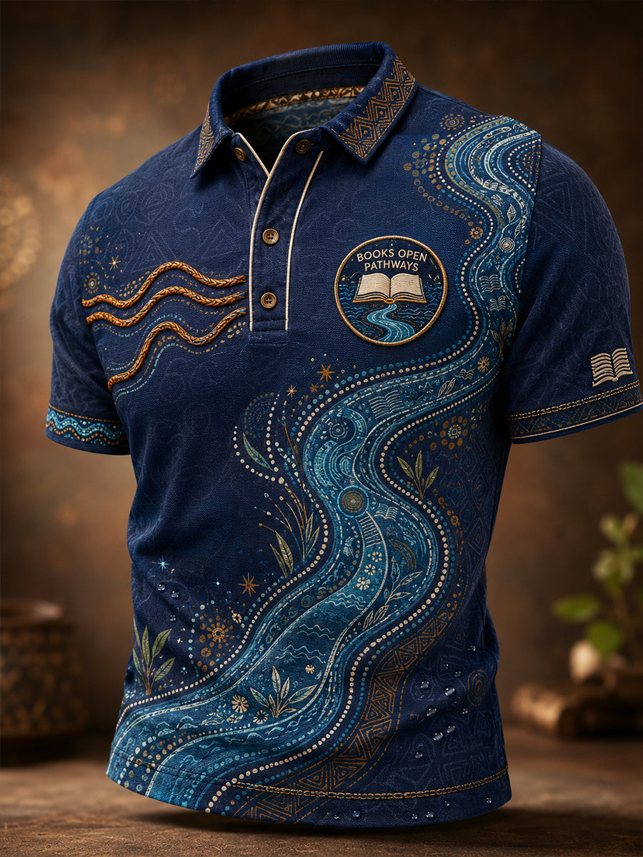 Men's Australia Indigenous Literacy Day Short Sleeve Shirt