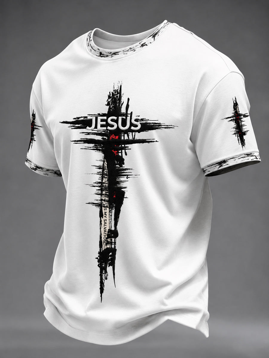 Men's JESUS Printed T-shirt