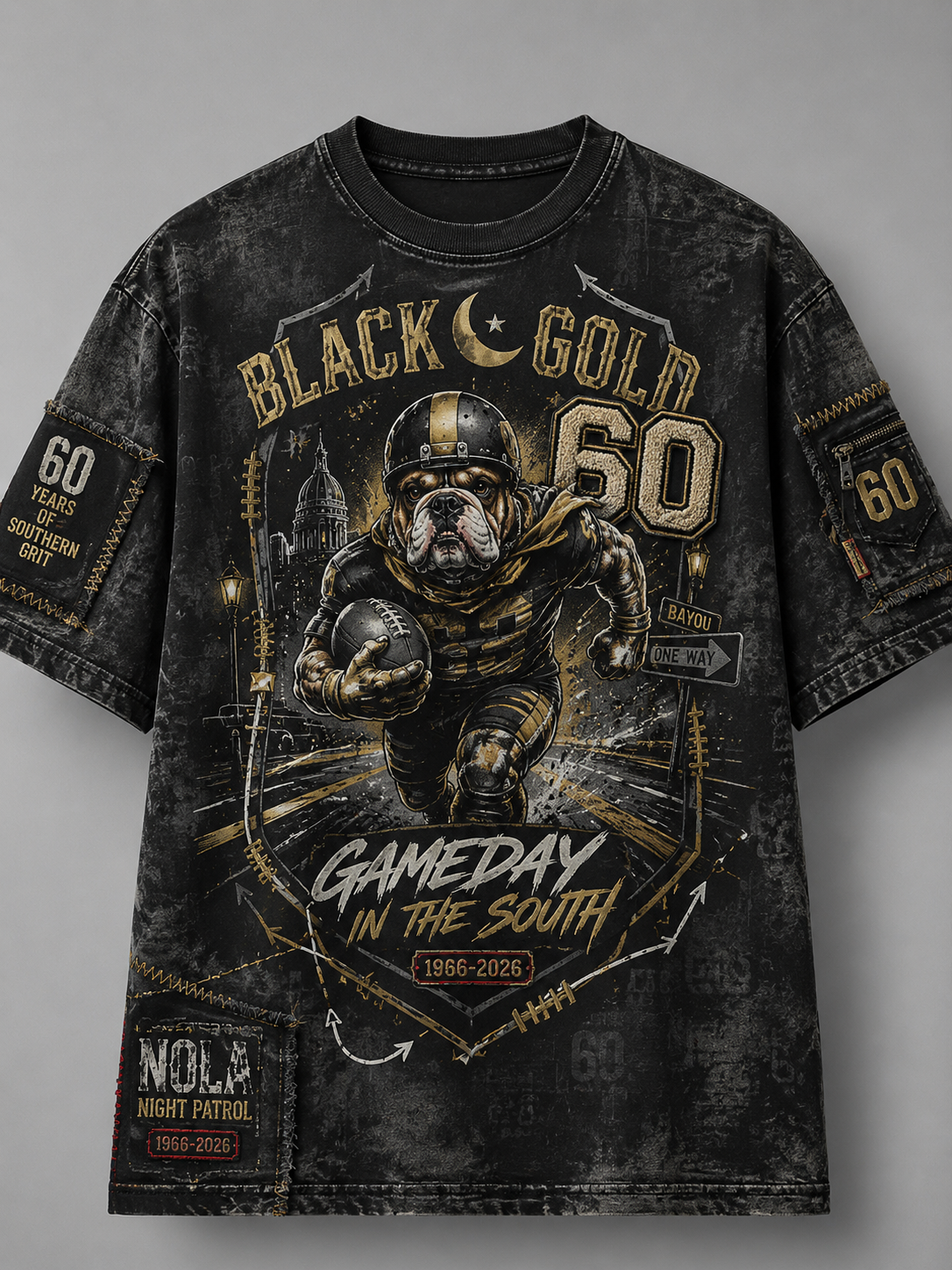 Men's New Orleans Saints Short Sleeves T-Shirt
