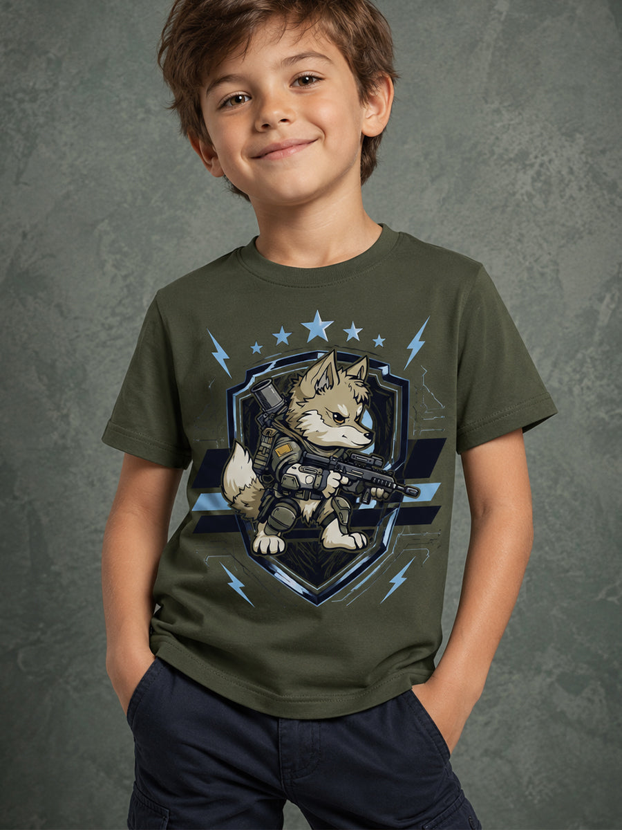 Boys' Animal Element Art Print T-Shirt