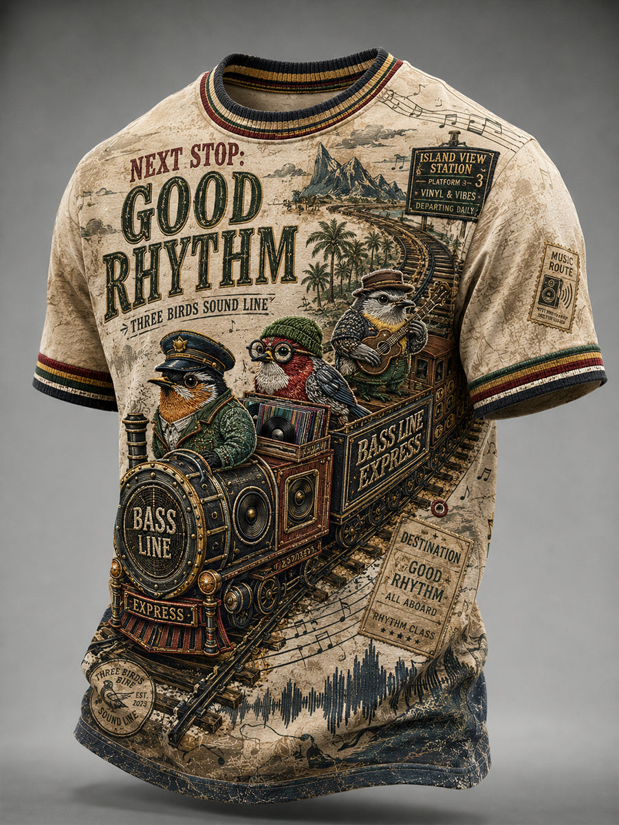 Men's Reggae Short Sleeves T-Shirt