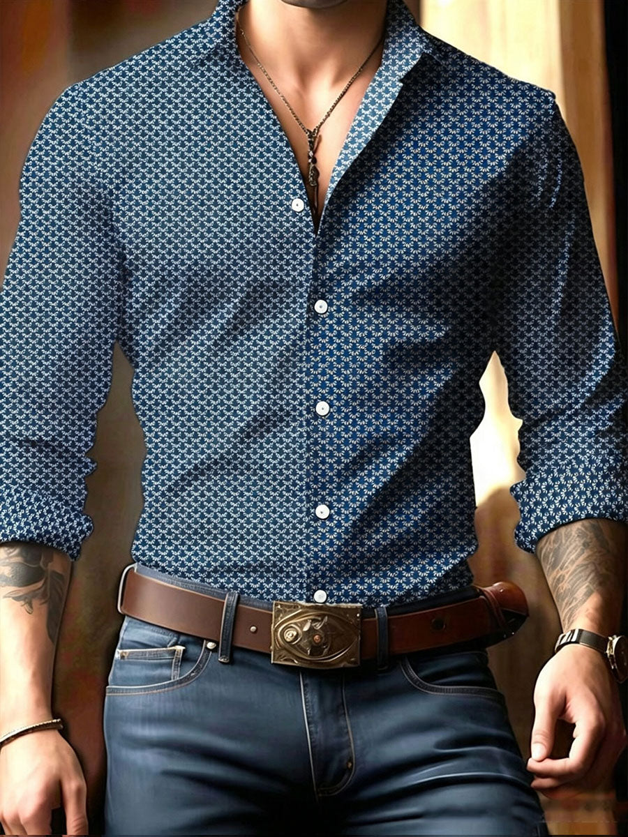 Men's Casual Plaid Shirt