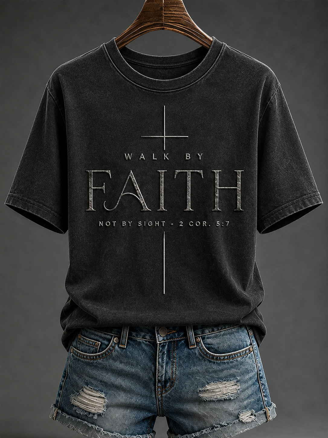 Women's Walk By Faith Not By Sight Short-sleeved T-shirt