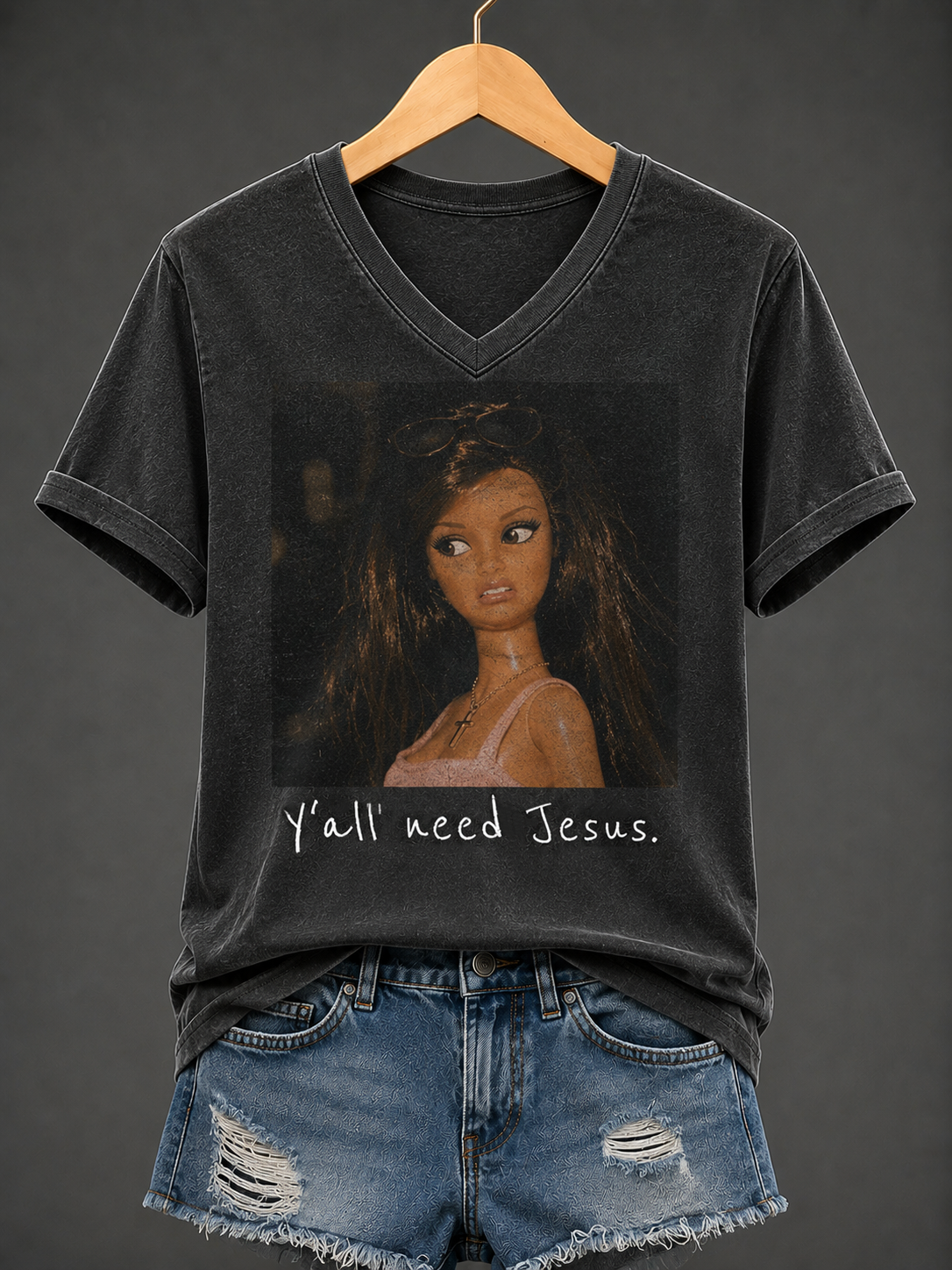 Women's Y'all Need Jesus Short-sleeved T-shirt