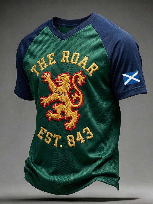 Men's UK Scotland Football Lover 2026 Printed T-shirt