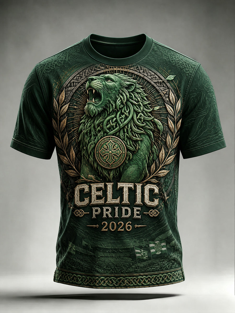Men's Celtic Football Short Sleeve T-Shirt