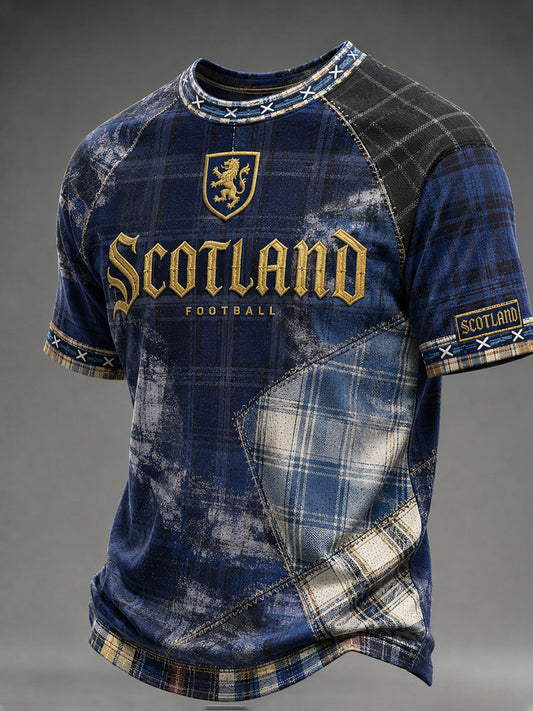 Men's Scotland Football Short Sleeve Shirt
