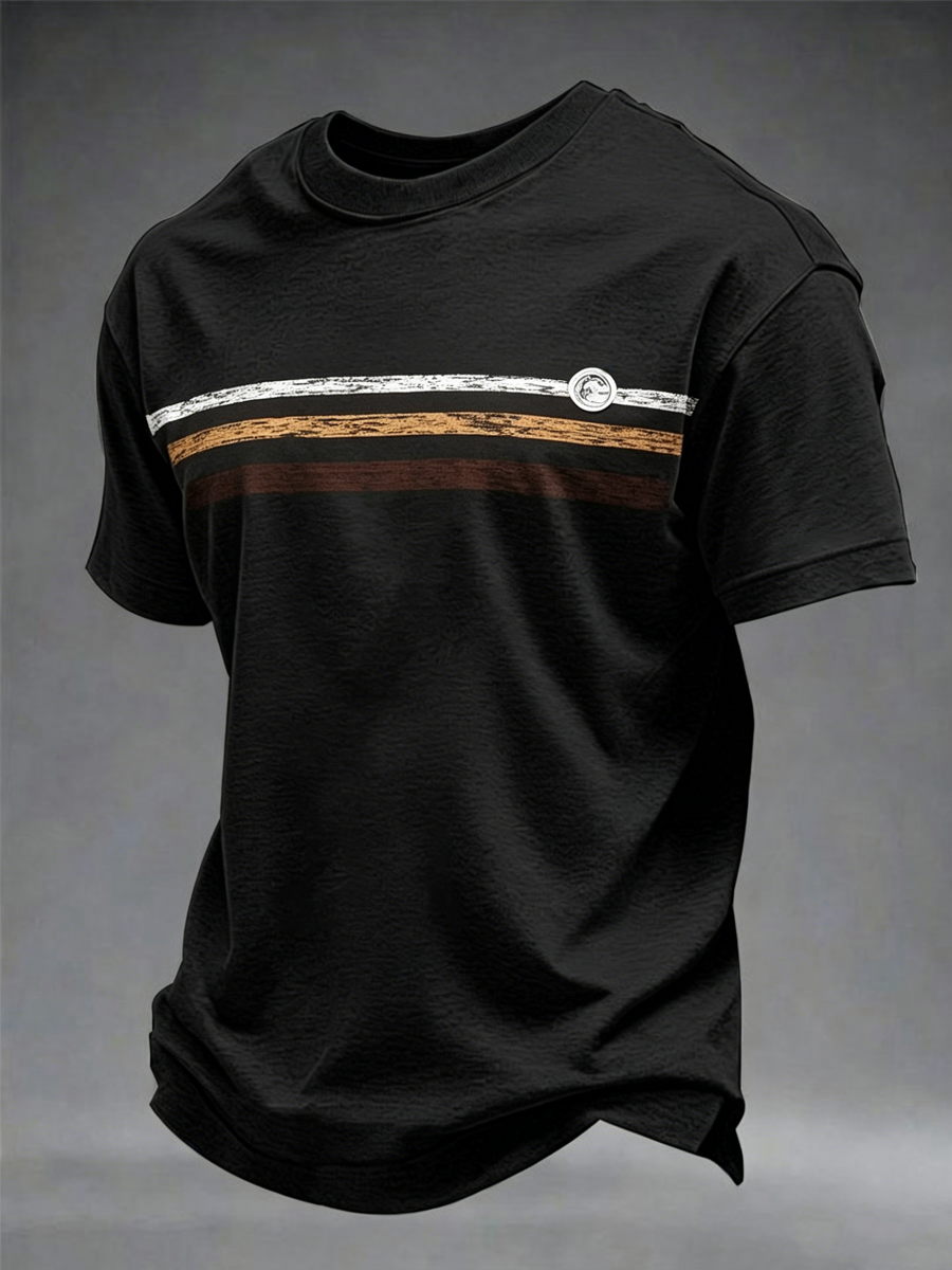 Men's  Retro short sleeves t-shirt