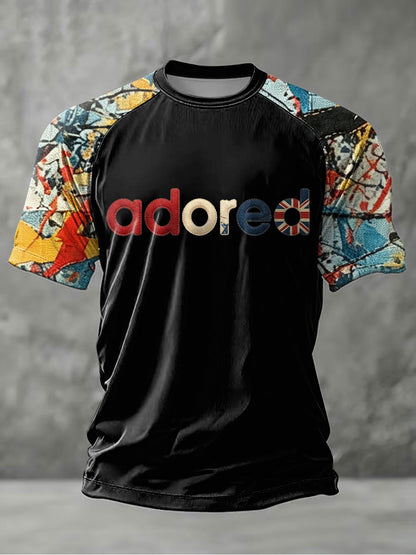 Men's Adored printed short sleeve t-shirt
