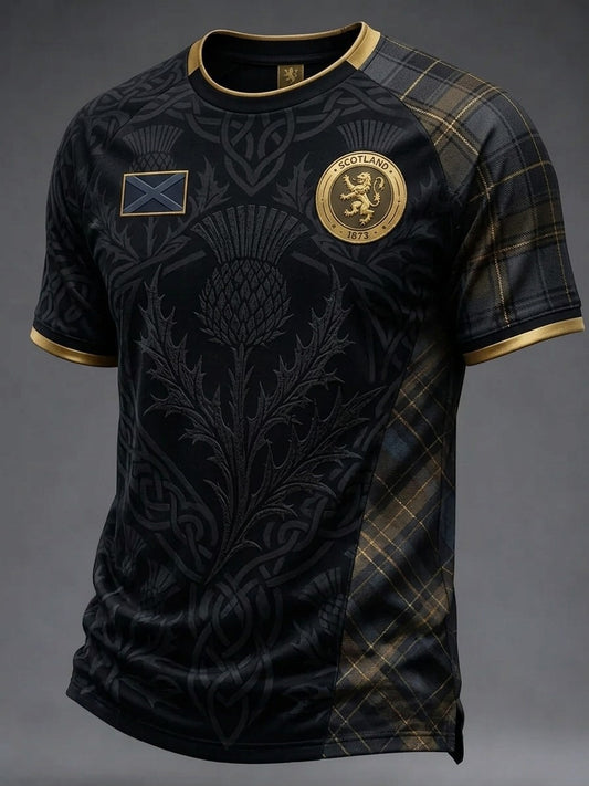 Men's UK Football Lover Scotland Printed short sleeve t-shirt