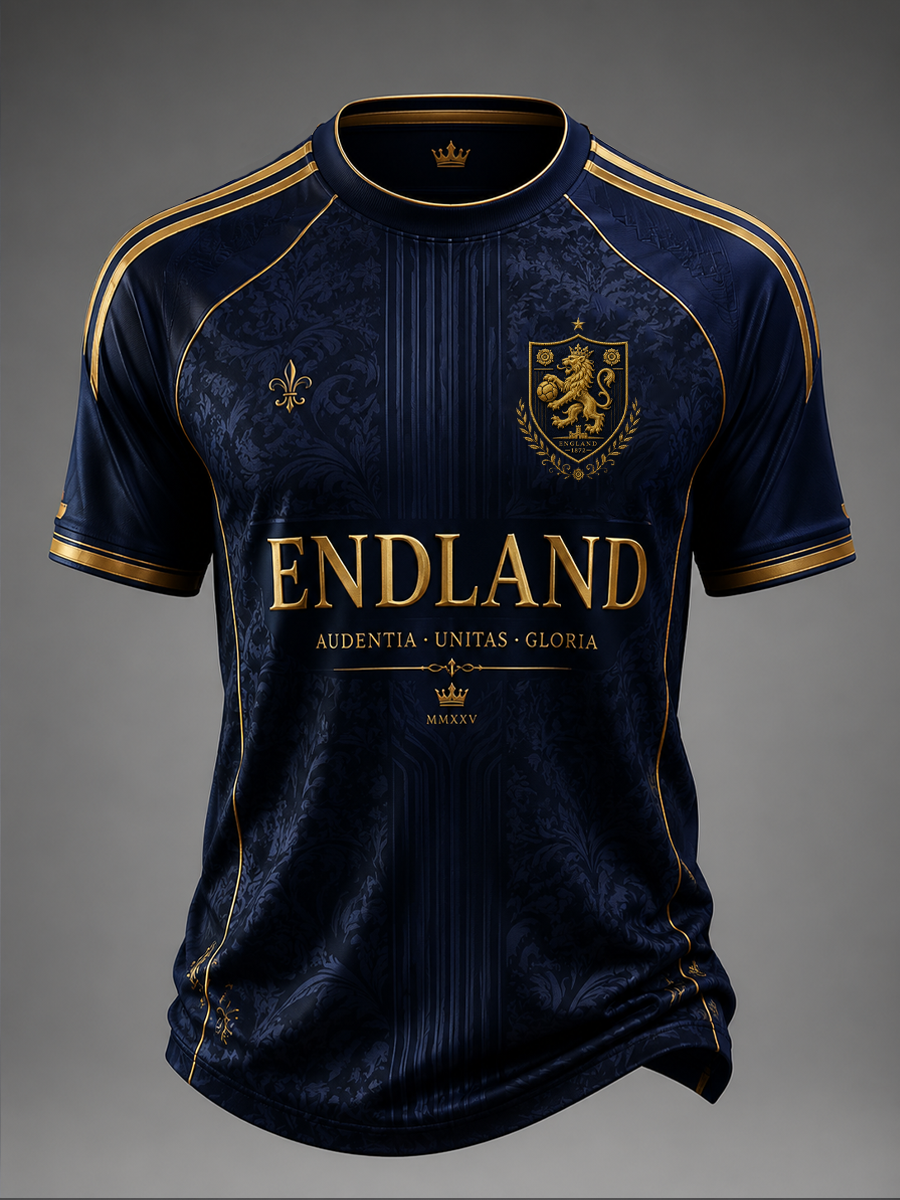 Men's UK Football Lover England Printed short sleeve t-shirt