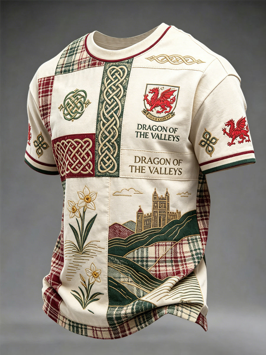 Men's Welsh Dragon Printed T-shirt