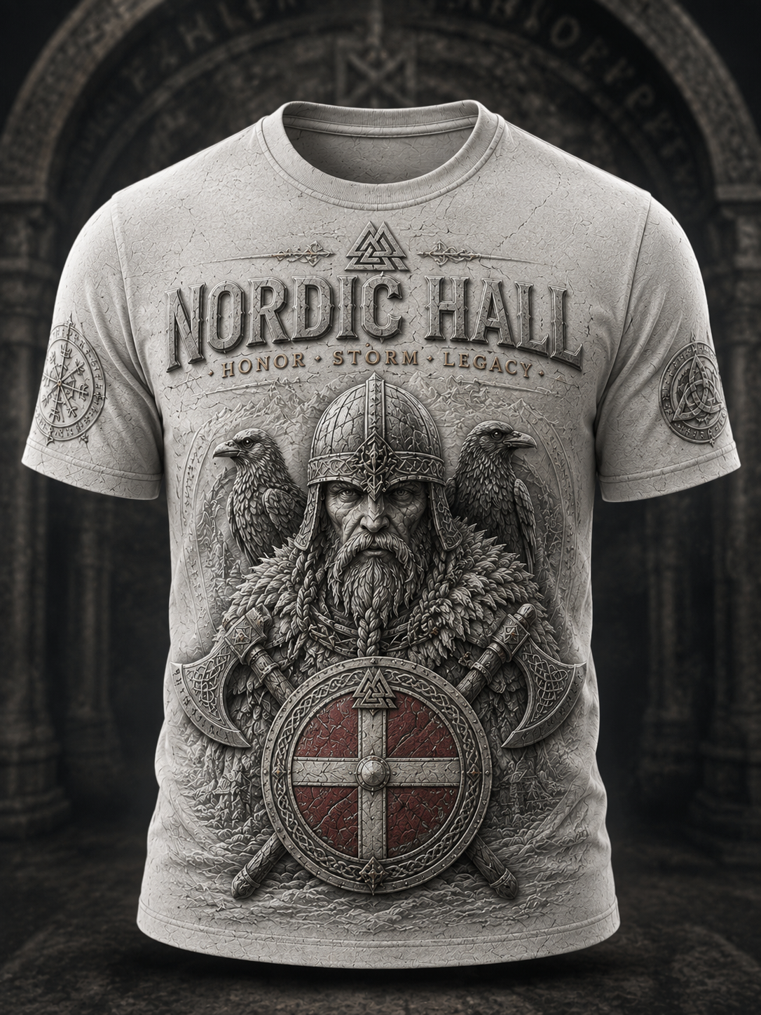 Men's Danish Vikings Short Sleeves T-Shirt