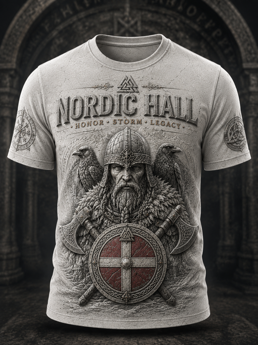 Men's Danish Vikings Short Sleeves T-Shirt