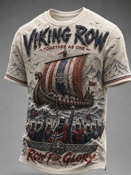 Men's Norwegian Vikings Short Sleeves T-Shirt