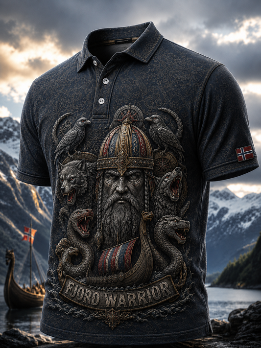 Men's Norwegian Vikings Short Sleeve Shirt