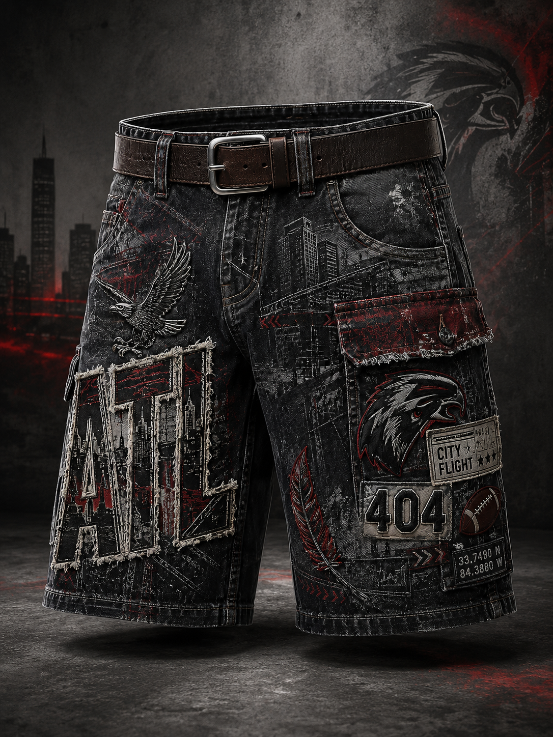 Men's Atlanta Falcons Cargo Shorts