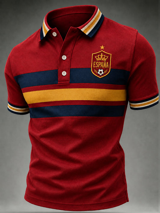 Men's Gift For Football Fans Print Casual Short Sleeve Top