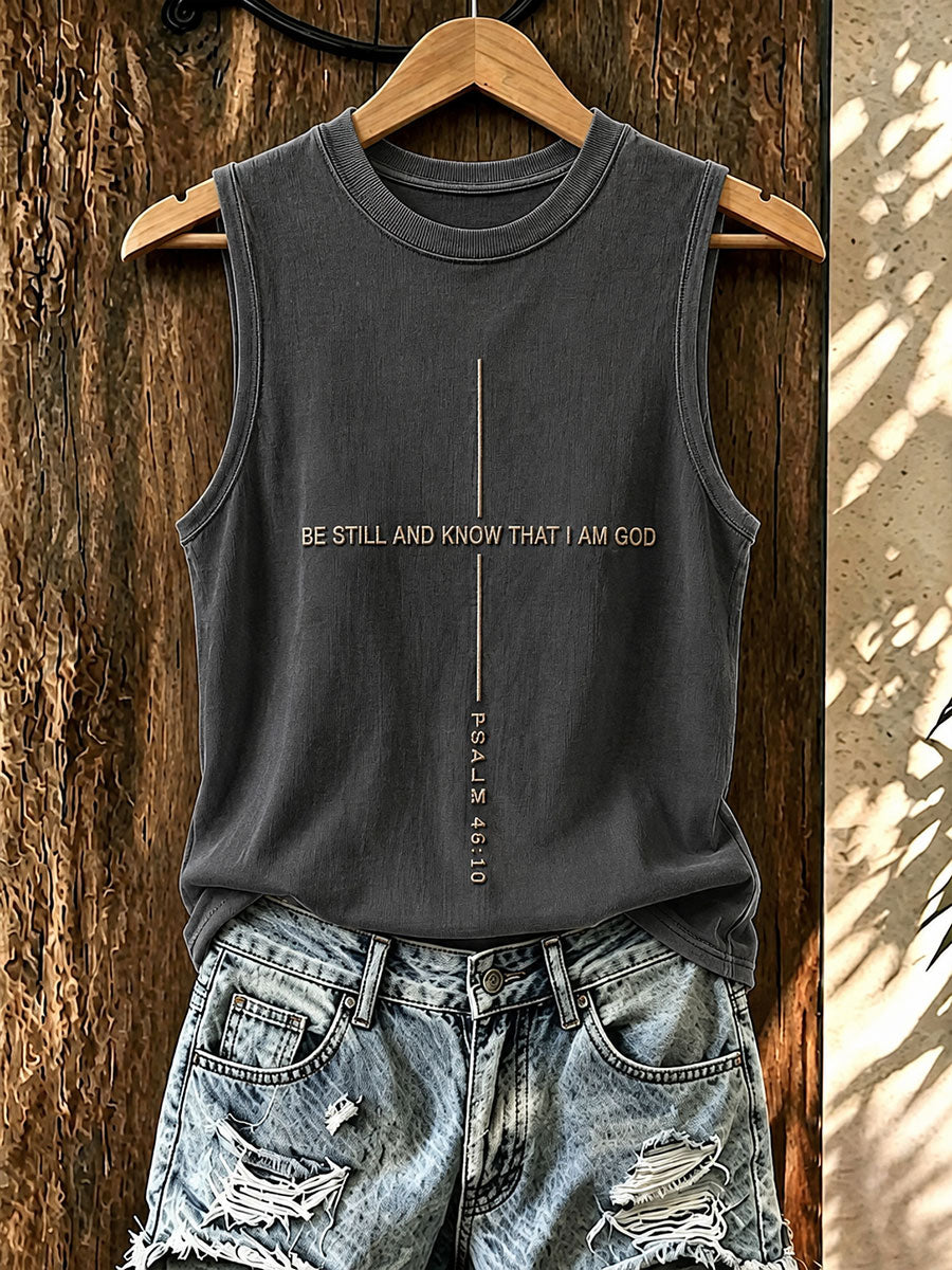 Women's Be Still And Know That I Am God Vests