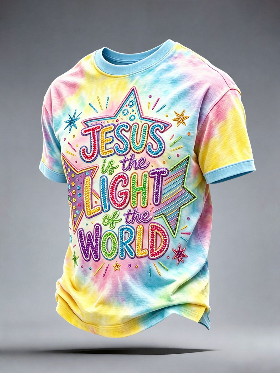 Men's Jesus Is The Light Of The World T-shirt
