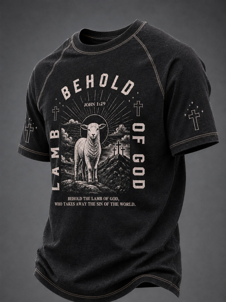 Men's Faith Printed Casual short sleeves t-shirt